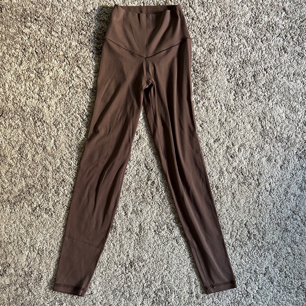 High-Waisted Chocolate Leggings